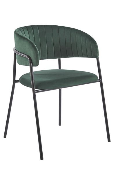 Silla Moniel Black Terciopelo: Una Silla de Comedor elegante