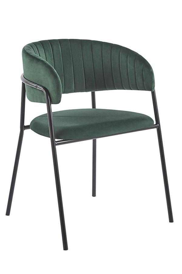 Silla Moniel Black Terciopelo