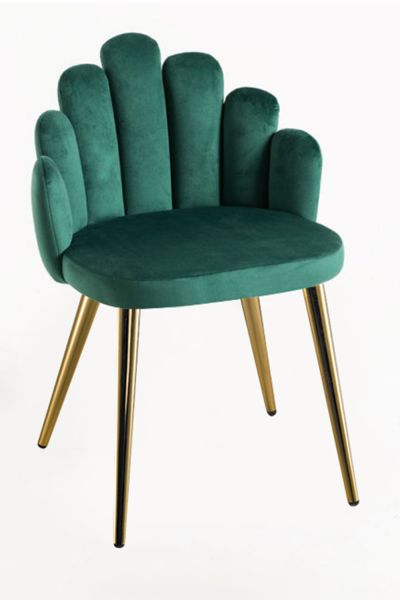Silla Hand Gold Terciopelo - Elegancia y Sofisticación para tu Comedor