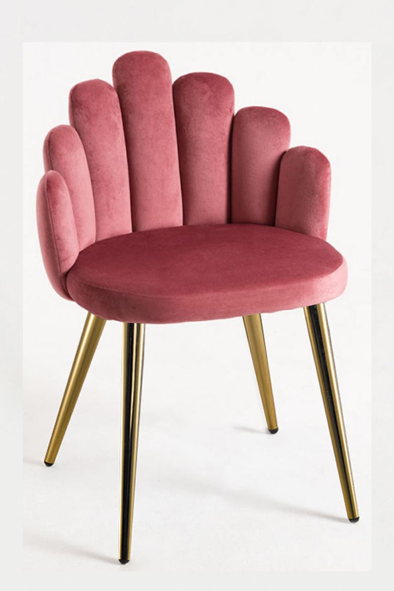 Silla Hand Gold Terciopelo - Elegancia y Sofisticación para tu Comedor