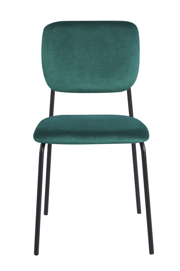 Silla Selin Black Terciopelo