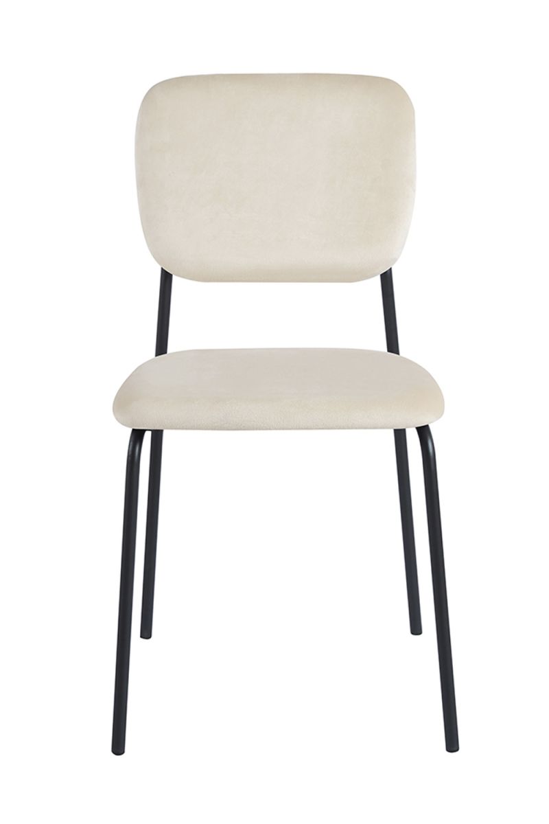 Silla Selin Black Terciopelo - Regalos Miguel