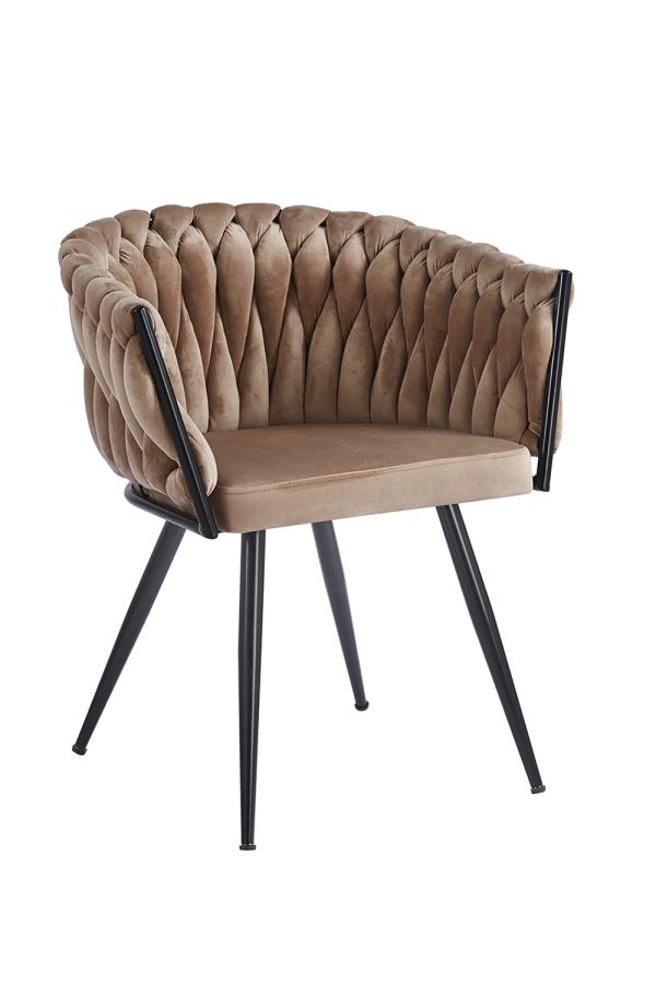 Silla Widny Black Terciopelo