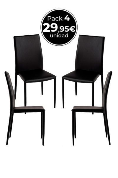 Pack 4 Sillas Tuoli - Elegancia y funcionalidad