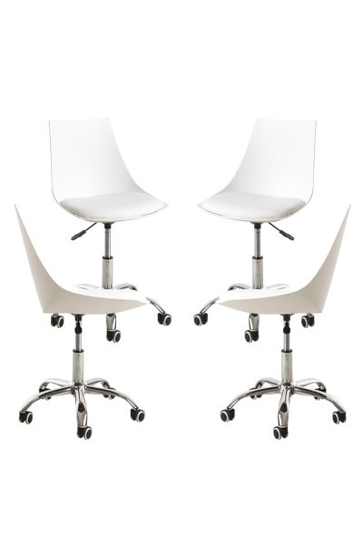 Pack 4 Sillas Blok Office - Diseño Contemporáneo para tu Espacio de Trabajo