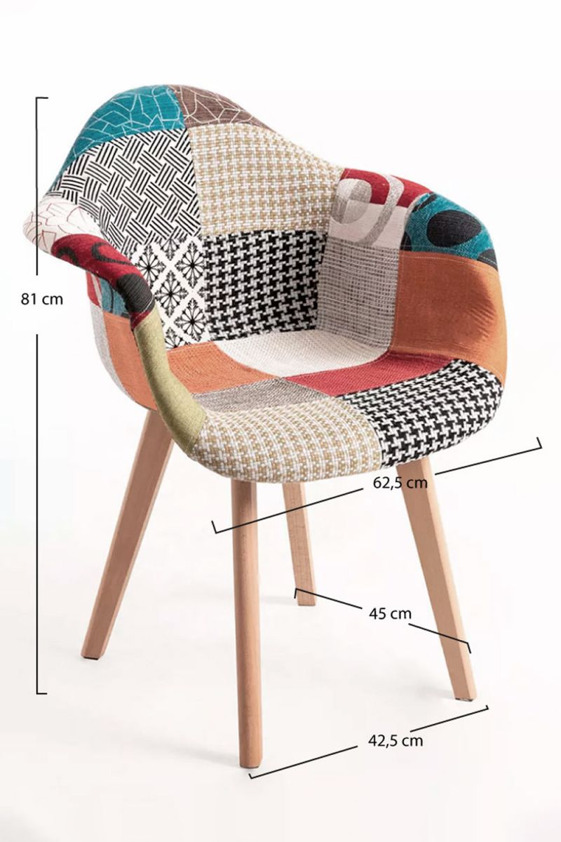 Silla Belu Patchwork: La Silla Escandinava que te mereces 