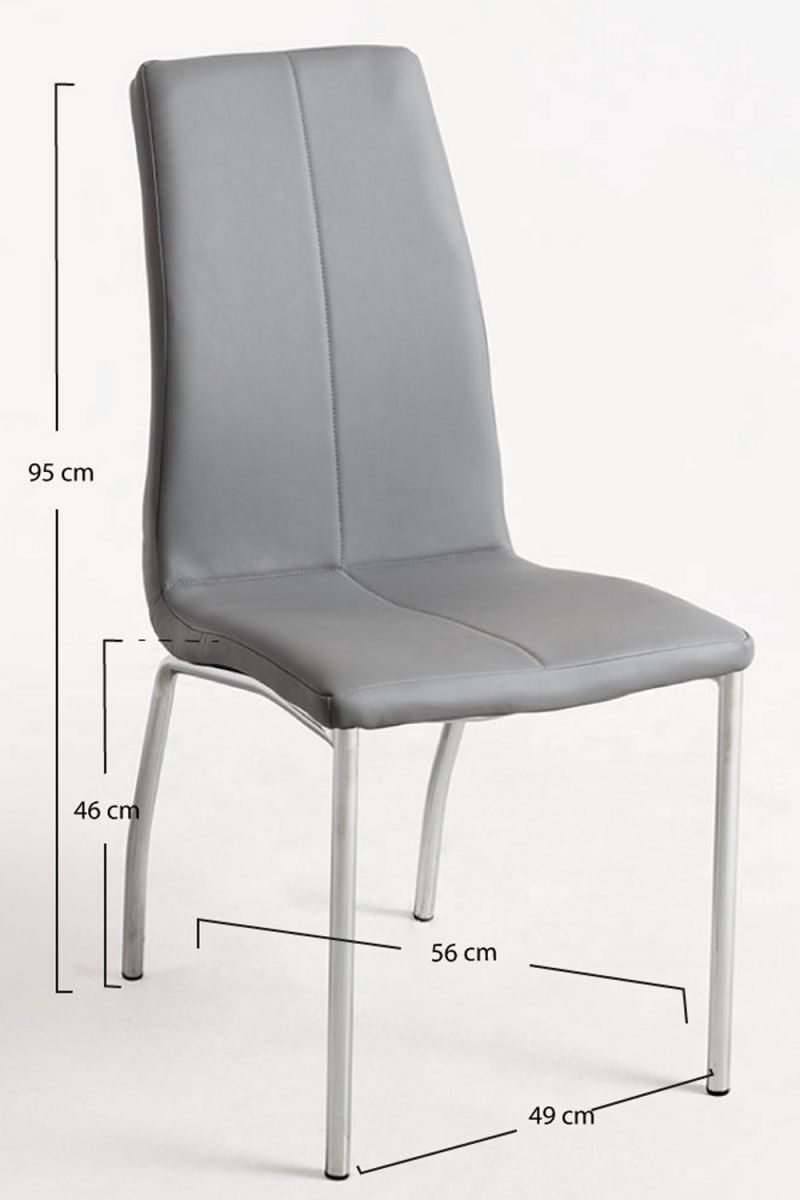 Silla Humi Polipiel - Elegancia y confort