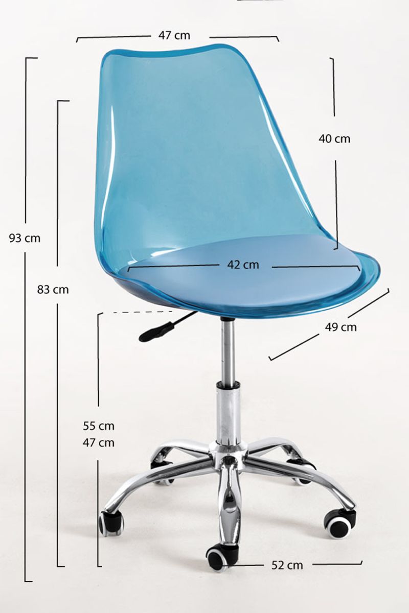 Silla Neo Transparente - La Silla de Escritorio más Elegante