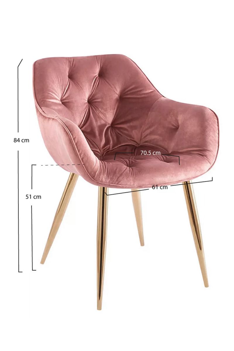 Silla Zandel Golden - Diseño Exclusivo