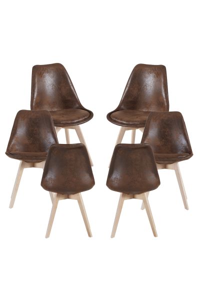 Pack 6 Sillas Synk Vintage - Elegancia al estilo Synk