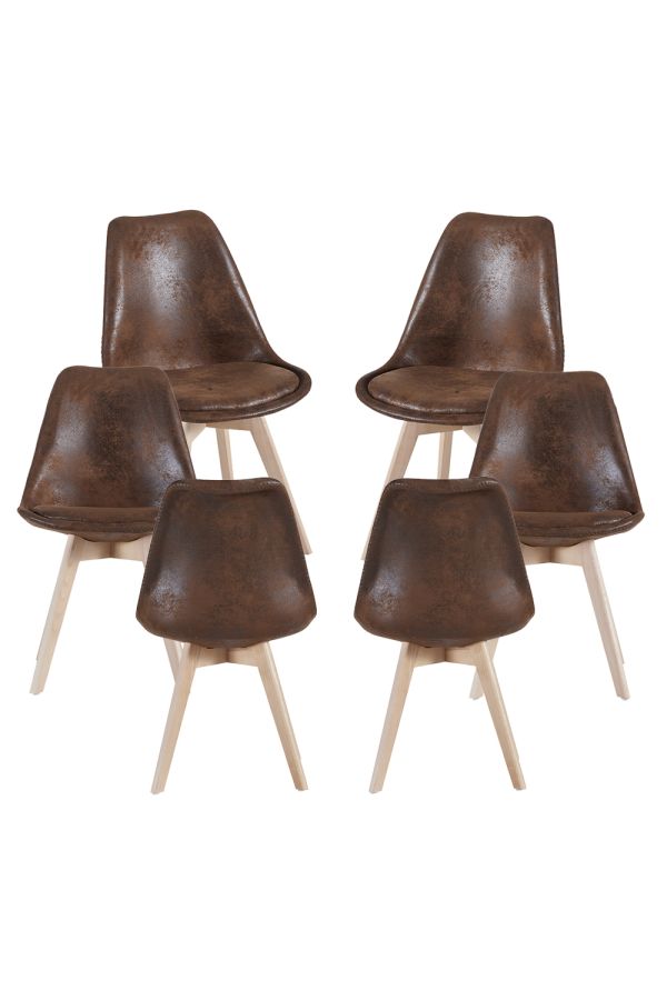 Pack 6 Sillas Synk Vintage