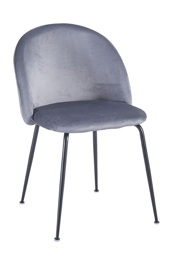 Silla Black Dalnia Terciopelo