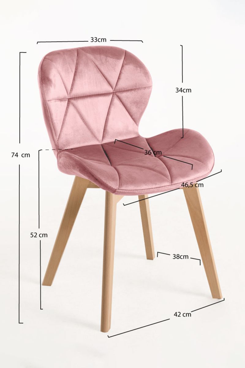 Silla Zie Terciopelo: La Silla Escandinava que te Mereces