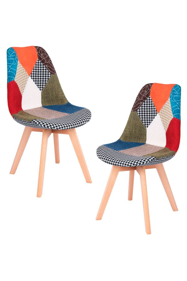 Pack 2 Sillas Synk Patchwork