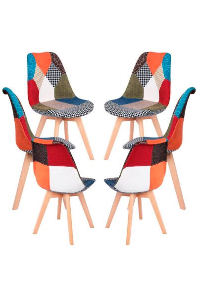 Pack 6 Sillas Synk Patchwork - El Pack de Sillas definitivo