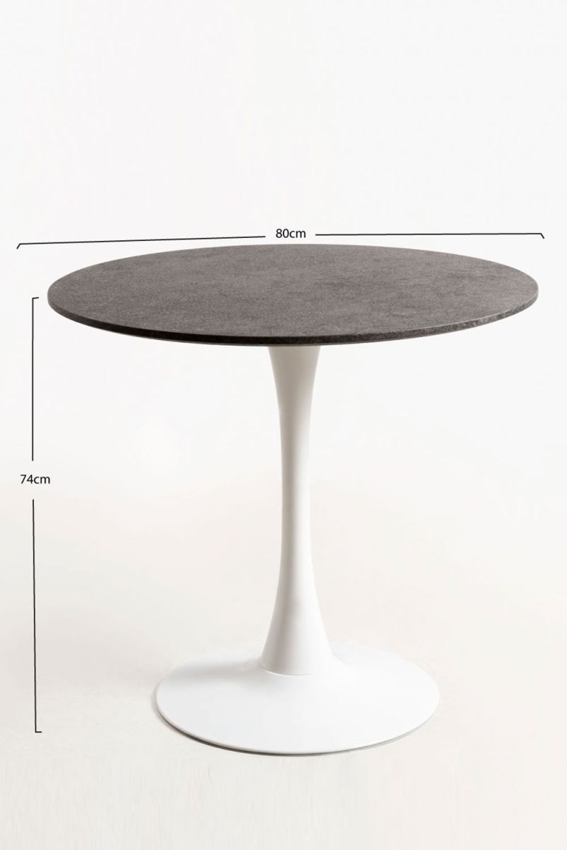 Mesa Kolio 80 cm Mármol: Máximo diseño para tu mesa auxiliar