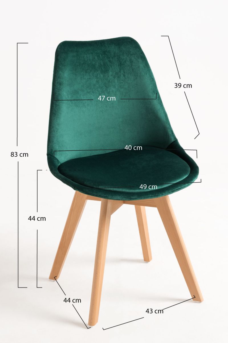 Silla Synk Terciopelo: Nuestra Silla de Diseño referente