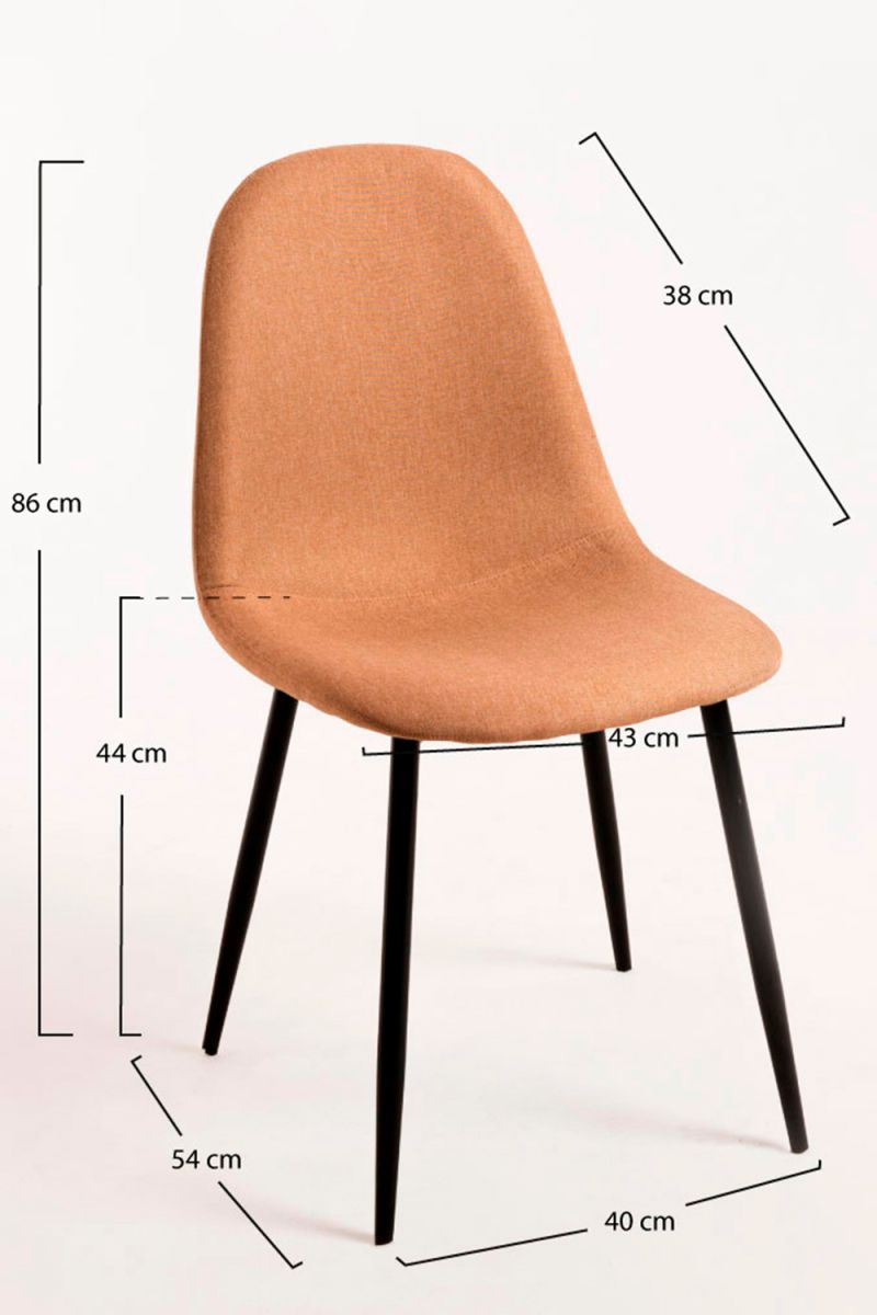 Silla Teok Black Tela: la Silla de Salón que te Mereces