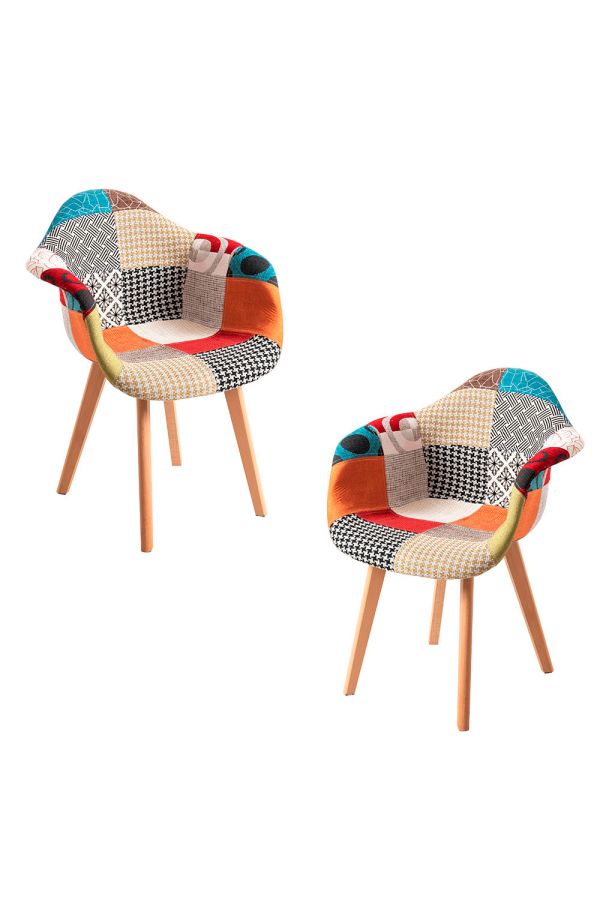 Pack 2 Sillas Belu Patchwork