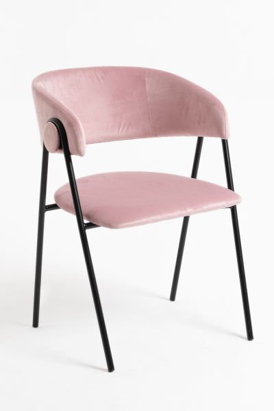 Silla Mihu Black Terciopelo: Una Silla de Comedor elegante