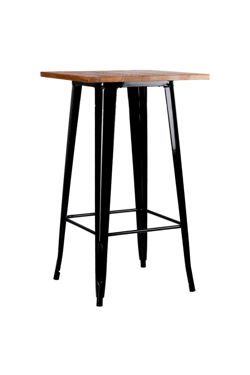 Mesa Torix Alta Madera Natural: Una Mesa de Bar Excelente