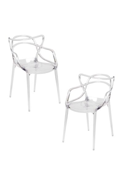 Pack 2 Sillas Korme Transparente