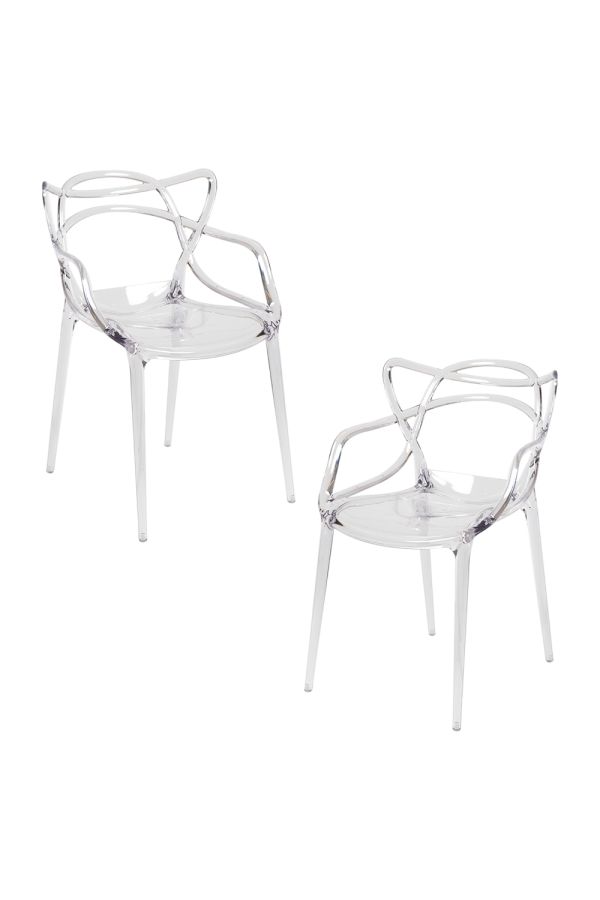 Pack 2 Sillas Korme Transparente
