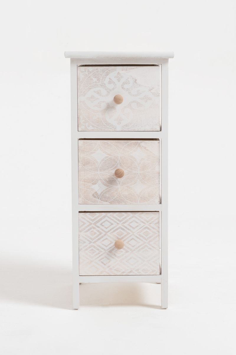 Cajonera Mabet Estrecha 3 Cajones - Orden Elegante