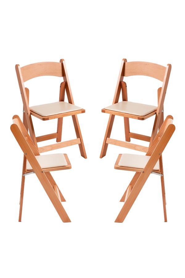 Pack 4 Sillas Plegables Wala Madera