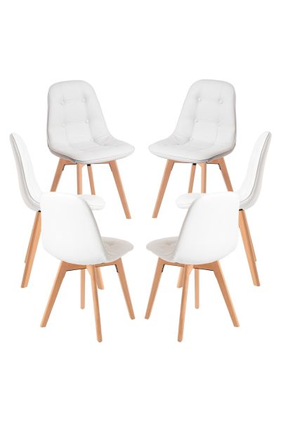 Pack 6 Sillas Vorak - Equipa tu comedor al mejor precio