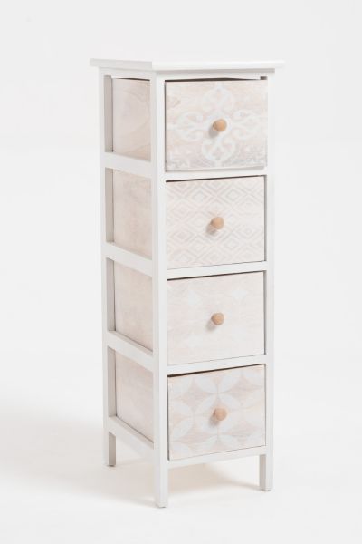 Cajonera Mabet Estrecha 4 Cajones - Orden Elegante
