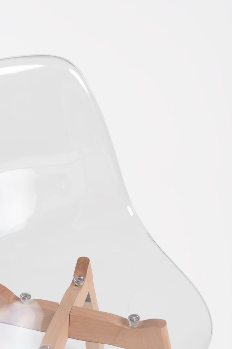 Pack 4 Sillas Kelen Transparentes - Estilo Transparente