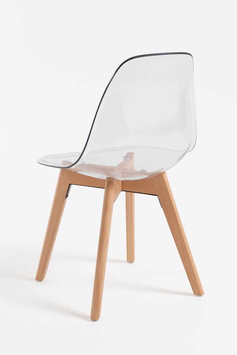 Pack 6 Sillas Kelen Transparentes - Elegancia Comedor