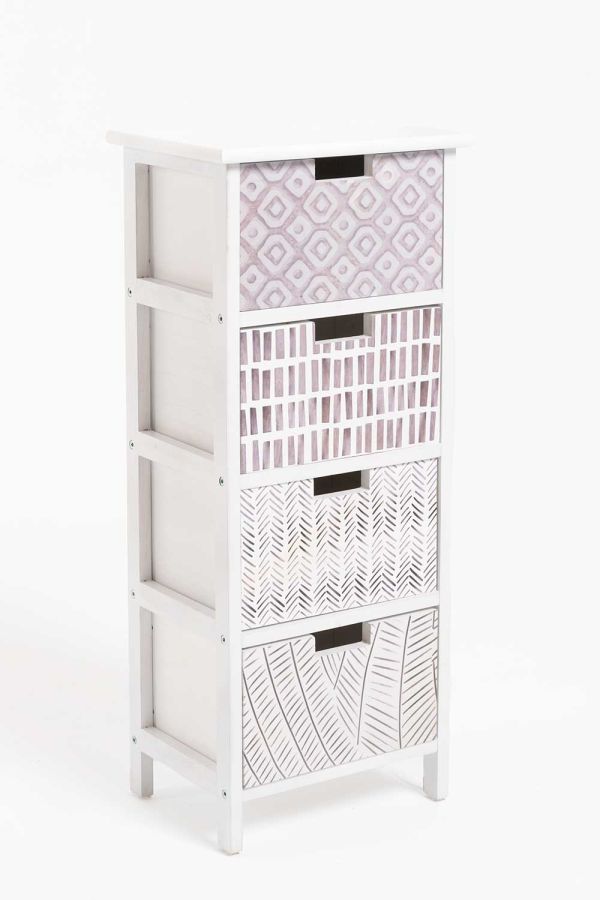 Mueble Auxiliar Bomur 4 Cajones