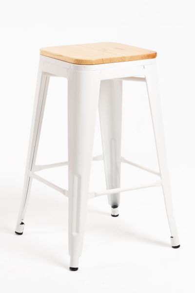 Taburete Torix Bajo Madera Natural - Tu Taburete de Madera