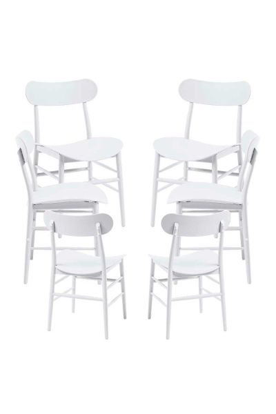 Pack 6 Sillas Teis - Estilo y Durabilidad para tu Jardín