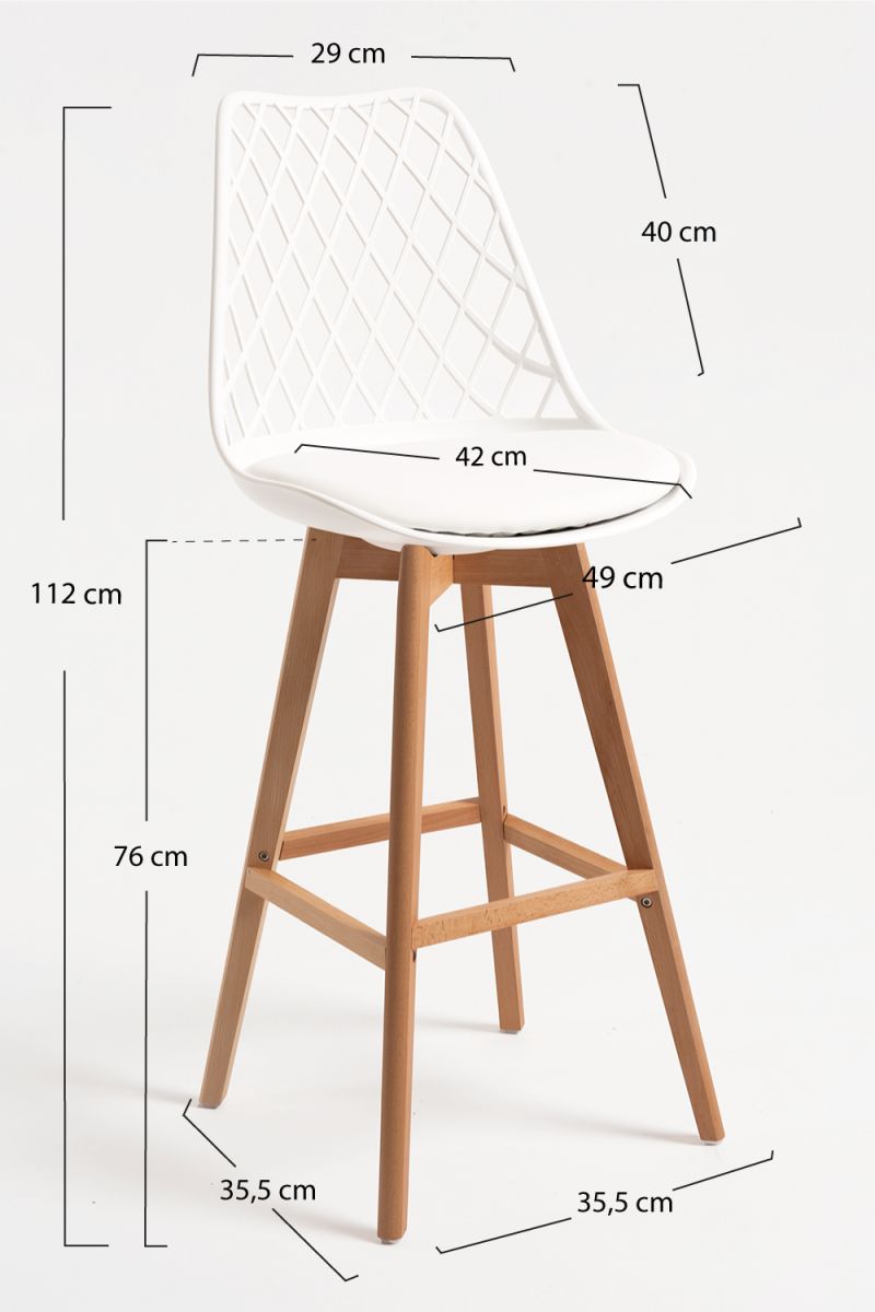Taburete Mima - El Taburete de Cocina Estilo Nórdico