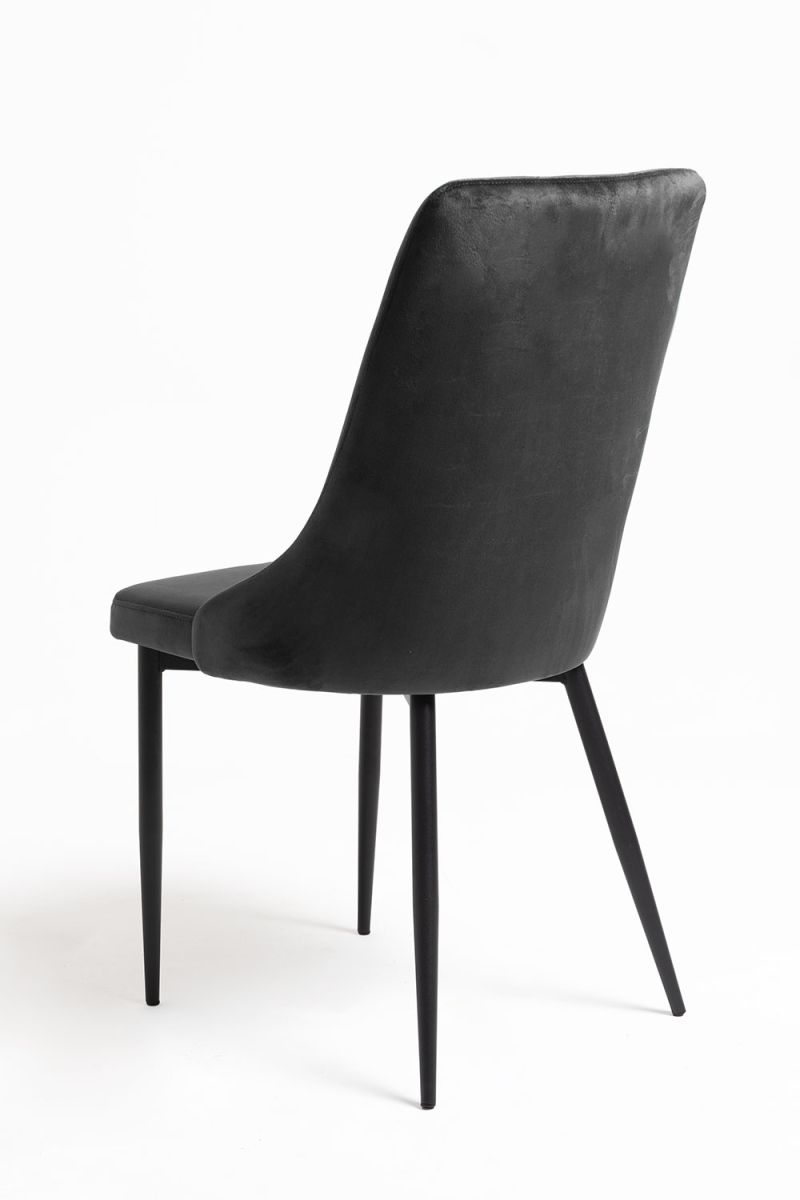 Silla Dolphin Black Terciopelo
