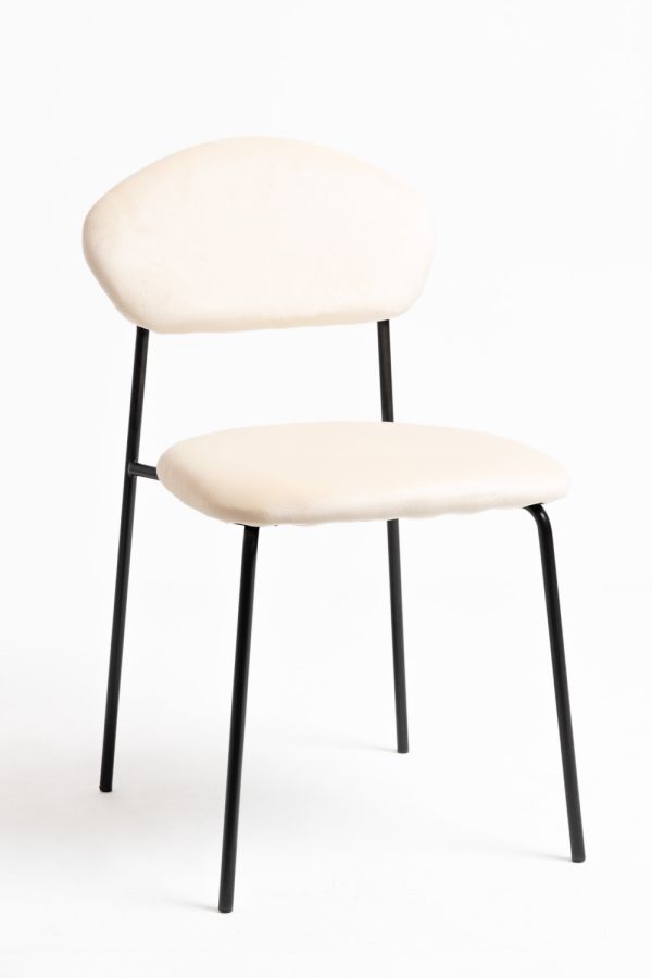 Silla Rinos Black Terciopelo