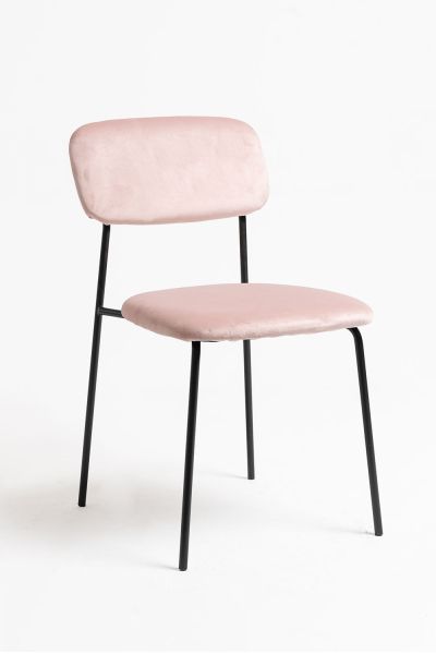 Silla Vius Black Terciopelo - Elegancia y Comodidad - Regalos Miguel
