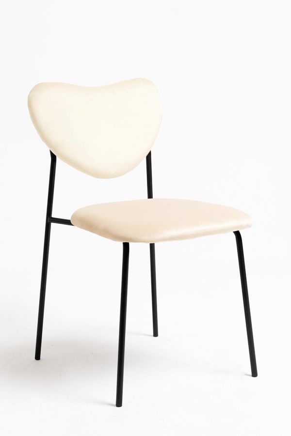 Silla Cora Black Terciopelo