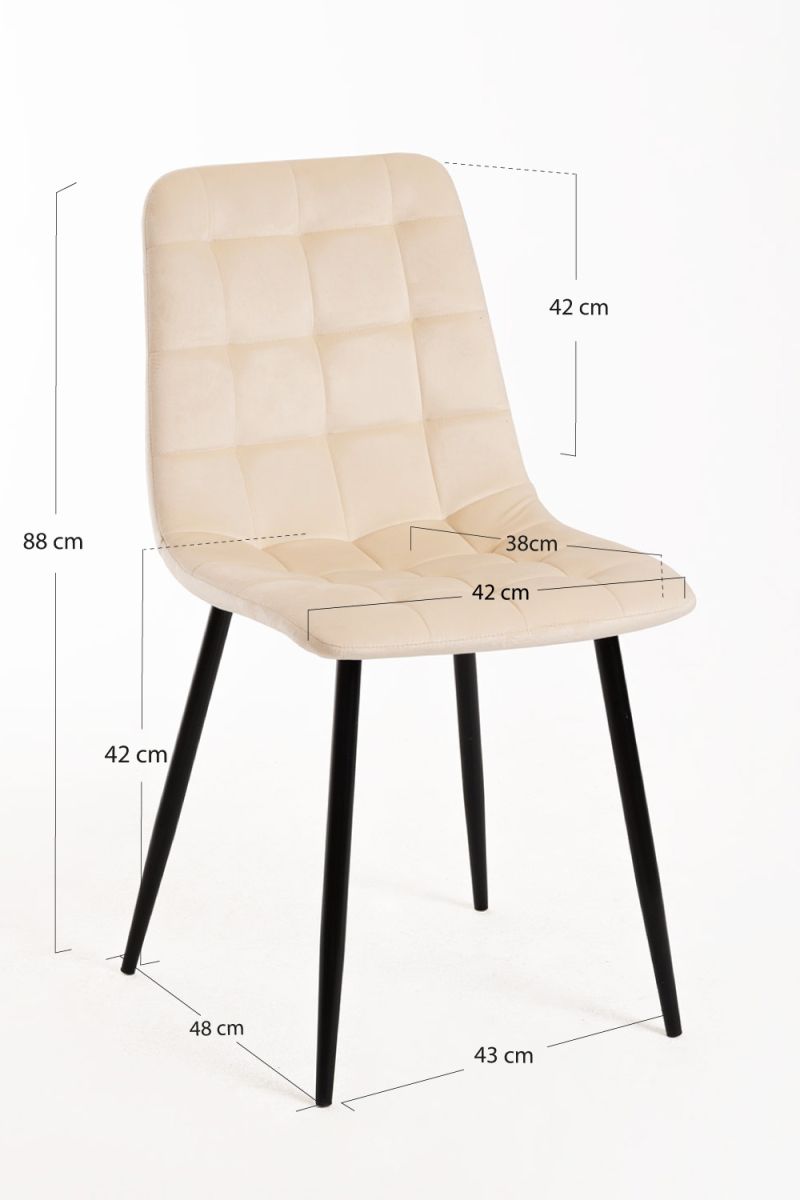 Silla Kybai Terciopelo - Regalos Miguel