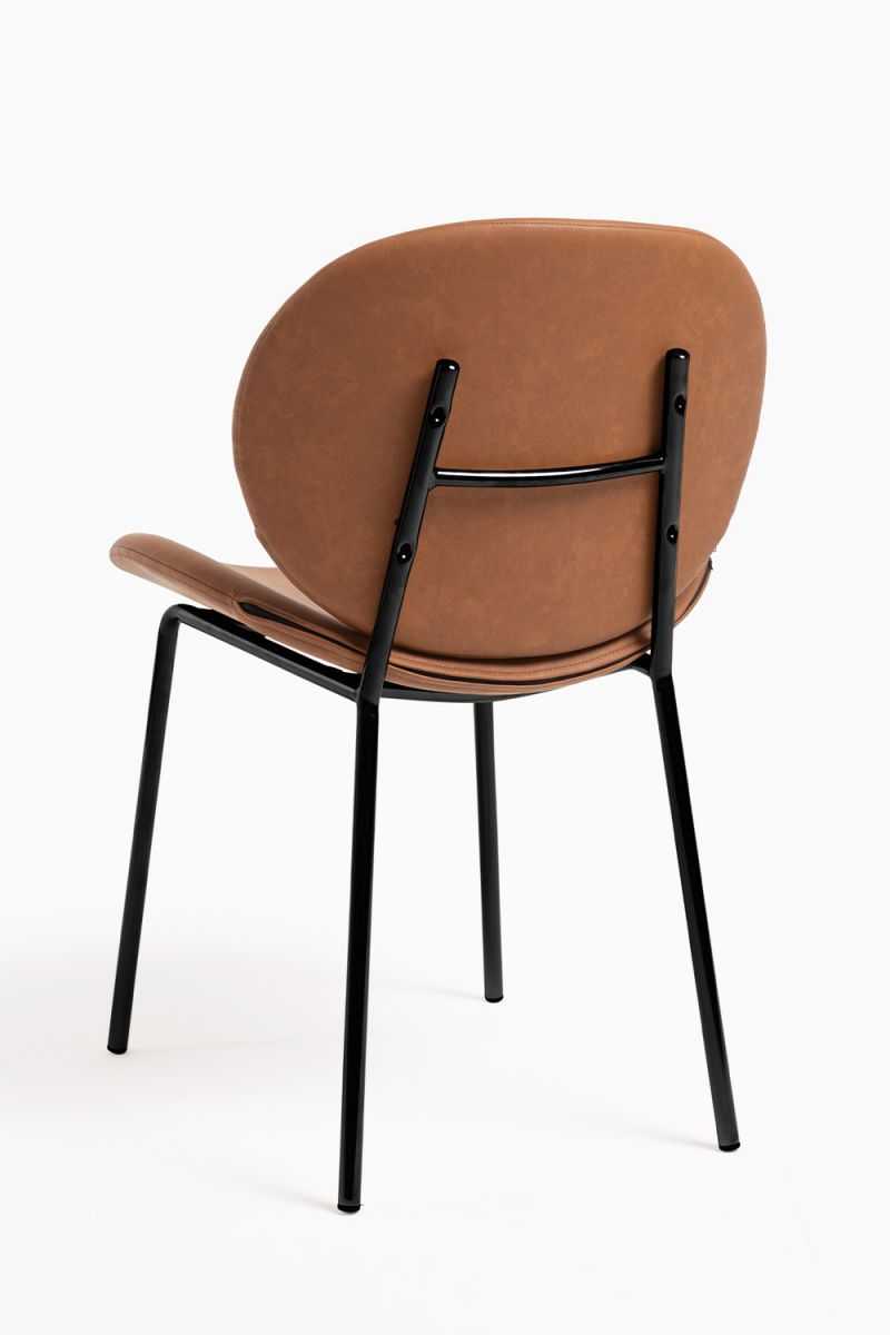 Silla Garry Polipiel: Estilo Vintage para completar tu Comedor