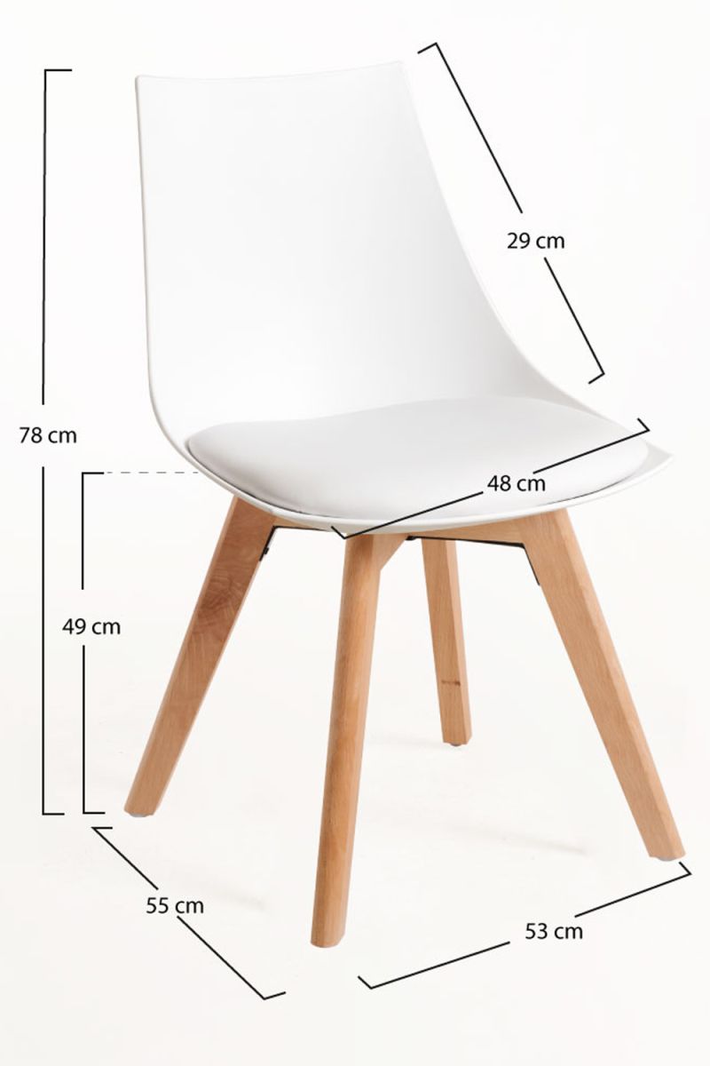 Pack 2 Sillas Blok - Estilo escandinavo para tu Salón
