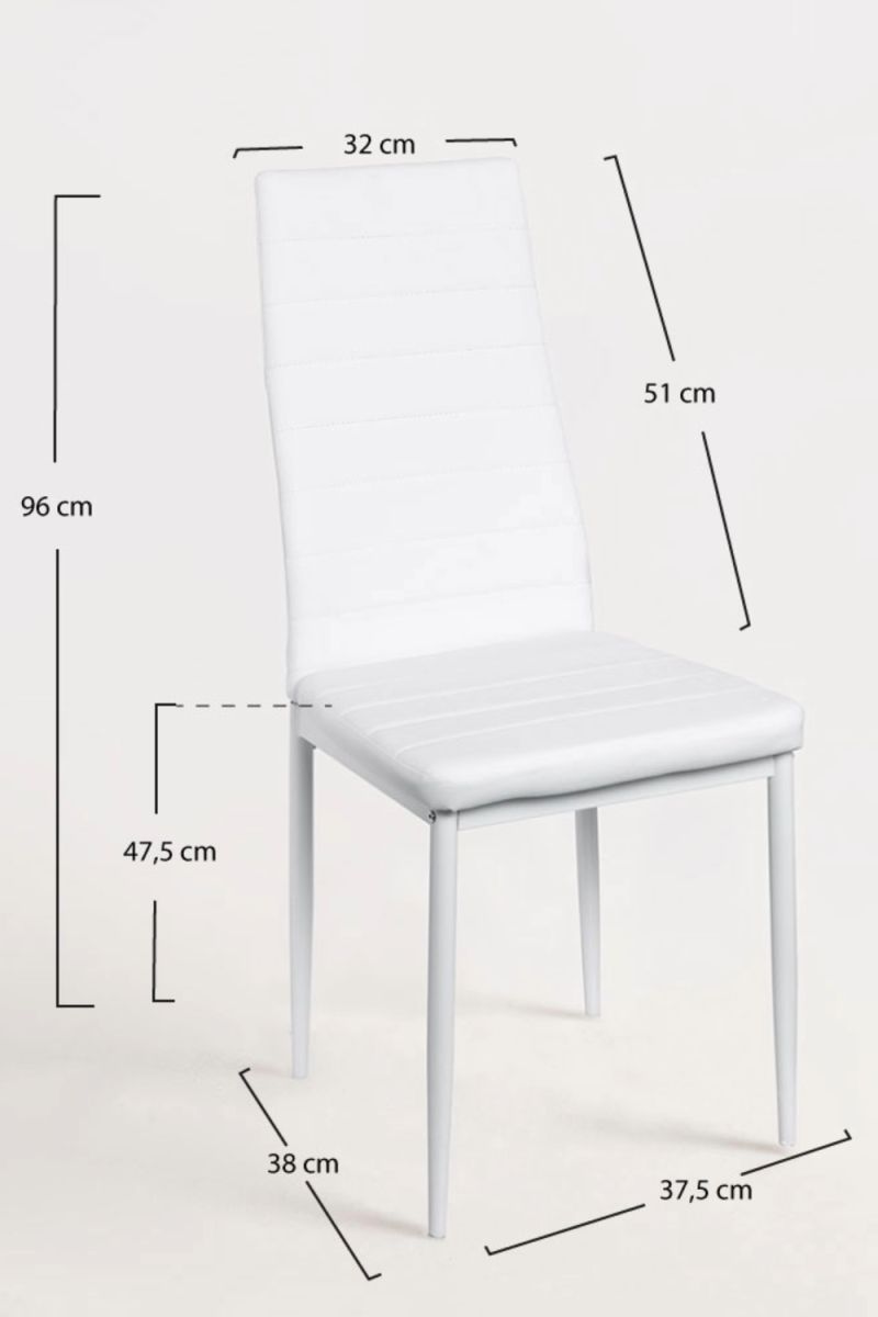 Pack 4 Sillas Lauter Polipiel - Ahorra con tu Pack de Sillas