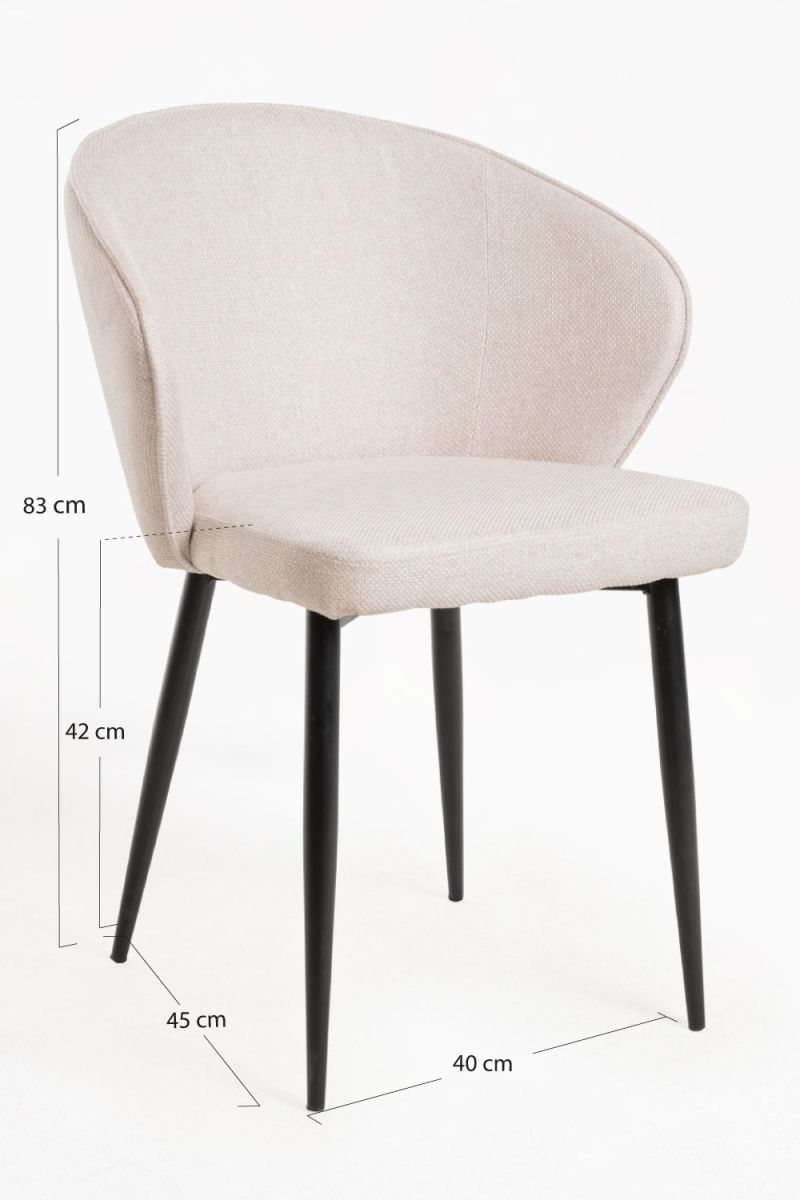 Silla Zalva Tela - Elegancia y Confort - Regalos Miguel