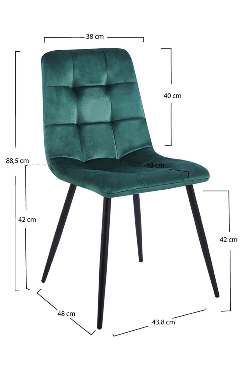 Pack 2 Sillas Stuhl Terciopelo: Para tu Salón, al mejor precio