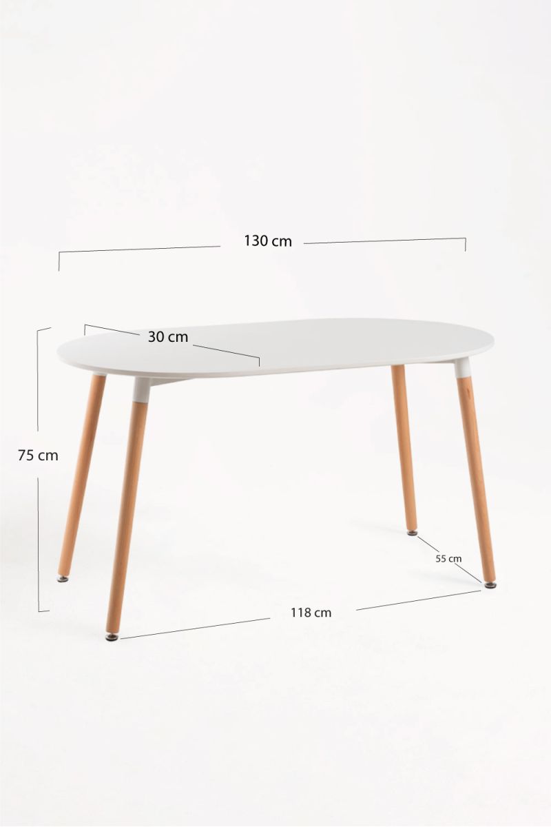 Mesa Tower Ovalada: Tu Mesa de Comedor Ideal