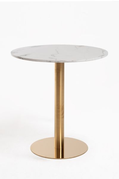 Mesa Firro Redonda 70cm Golden - Diseño y Funcionalidad - Regalos Miguel