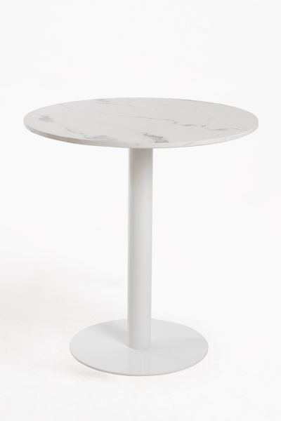 Mesa Firro Redonda 70cm Blanca - Diseño y Funcionalidad - Regalos Miguel